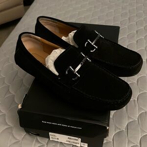 Alfani Dress suede loafers - black - men’s 10.5